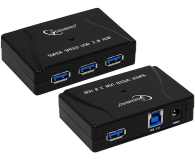 Gembird USB 3.0 (4 porty, aktywny, zasilacz) czarny - 105221 - zdjęcie 3
